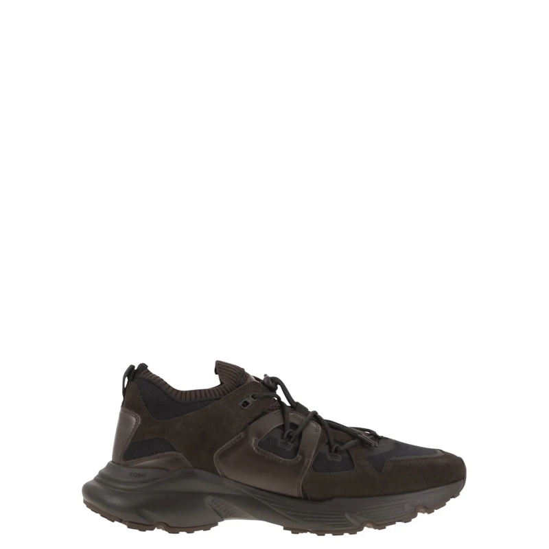 Tod's Sneaker basse Leather And Technical Fabric Sneakers Black