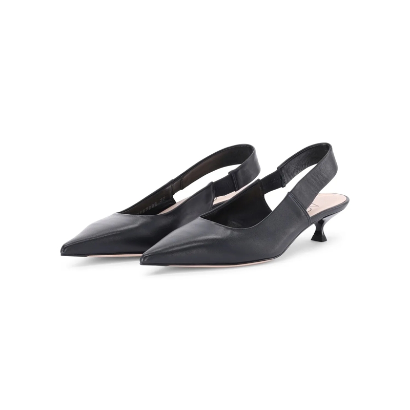 Agl Chaussures à lacets Pumps Lenor aus Leder schwarz