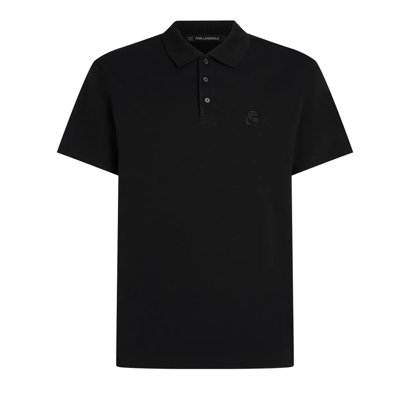 Karl Lagerfeld T-Shirt KAMEO POLOSHIRT schwarz