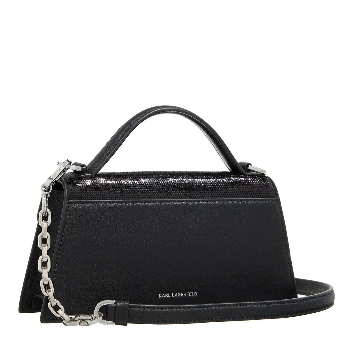 Karl Lagerfeld Crossbody bags K Signature Sp Slim Cb Seq in zwart