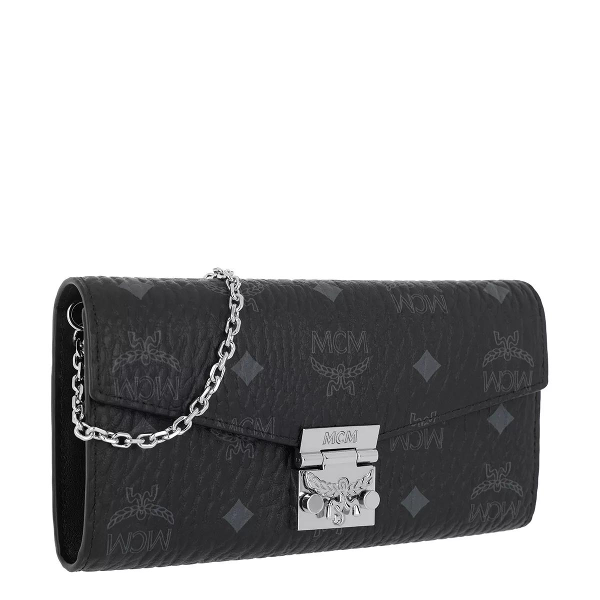 MCM Patricia Visetos Large Chain Wallet