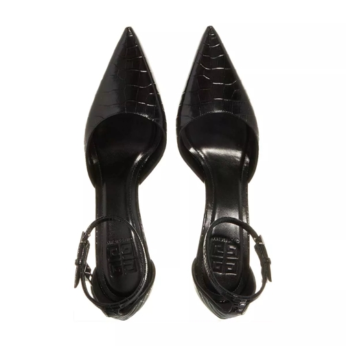 Givenchy Escarpin G-Lock platform Pumps In Crocodile Effect Leather Black (Image 4)