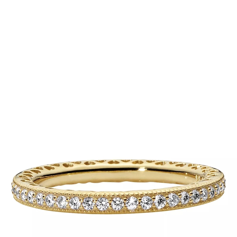 Pandora Eternityring Funkeln und Herzen Ring 14k Gold-plated unique metal blend(Image 2)
