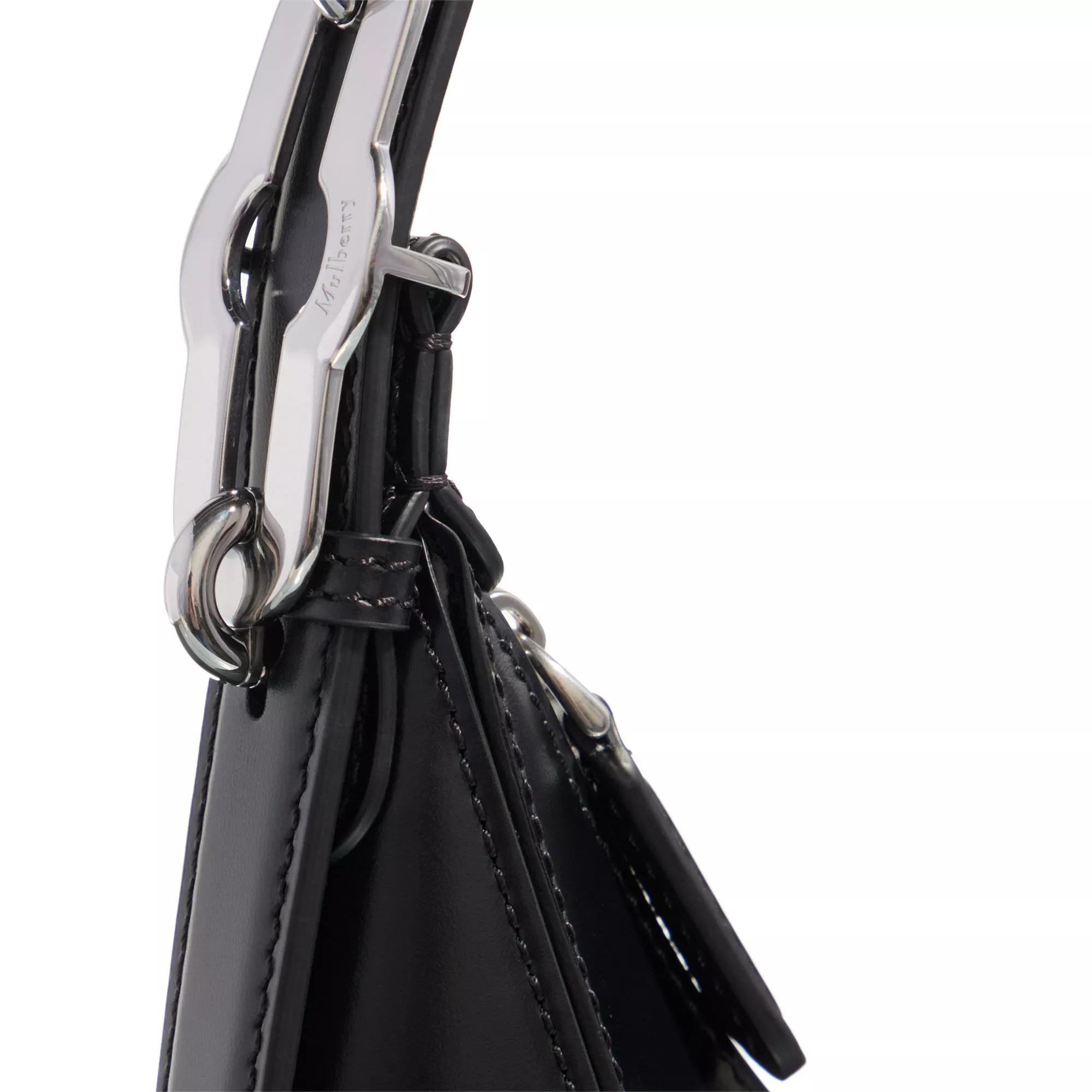 Mulberry Hobo bags Pimlico Mini Hobo Super Lux Calf in zwart