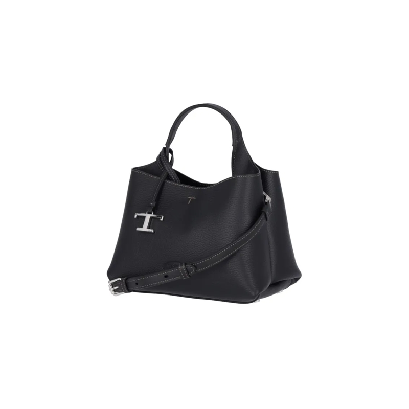 Tod's Sac à bandoulière Micro Logo Bag – Black Black