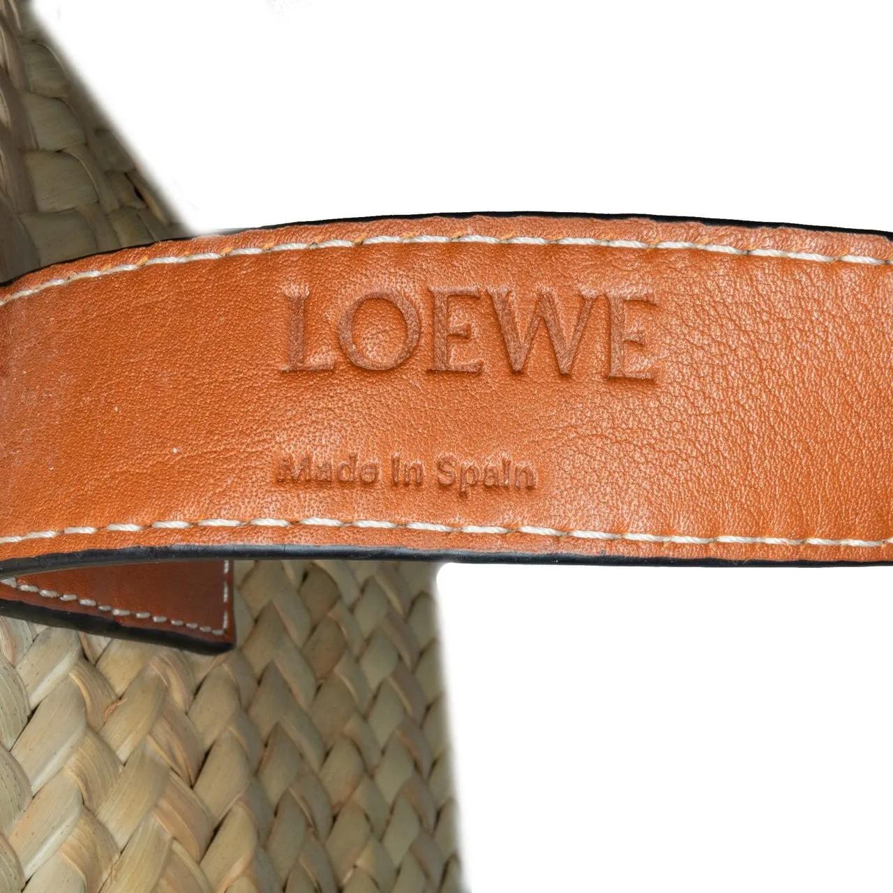 Loewe Crossbody bags 2010-2023 Small Raffia Basket Tote in bruin