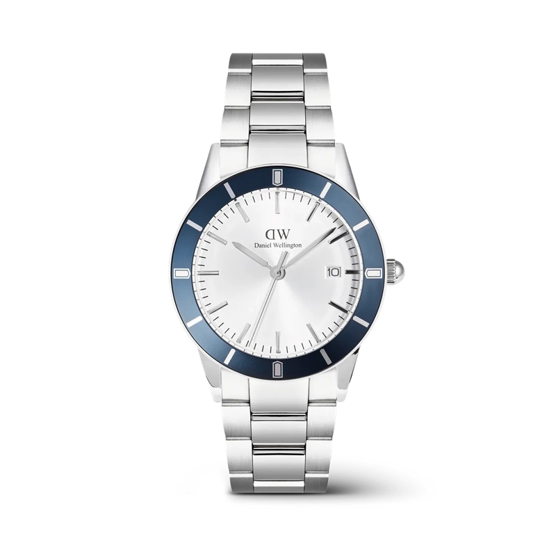 Daniel Wellington Chronograph Uhr Silber