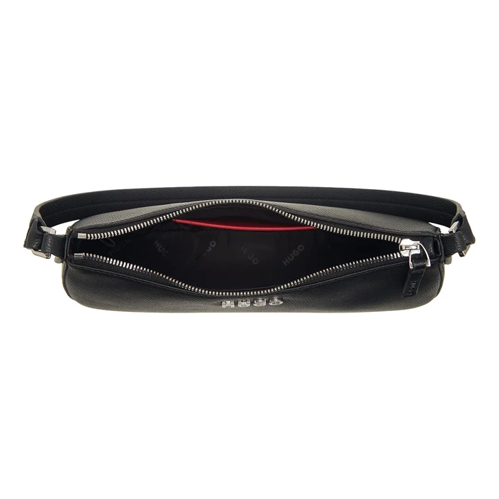 国内発☆関税込【HUGO】ホーボーバッグ Chris Sm Hugo Chris SM Hobo R.N. Black | Shoulder Bag