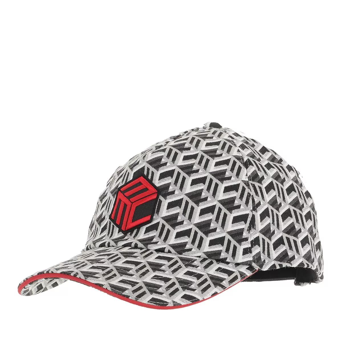 Mcm Cubic Logo Jacquard Cap Black/White One Size