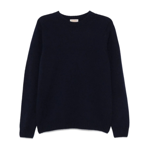 John Smedley Pullover Midnight Blue Norfolk Sweater Blue