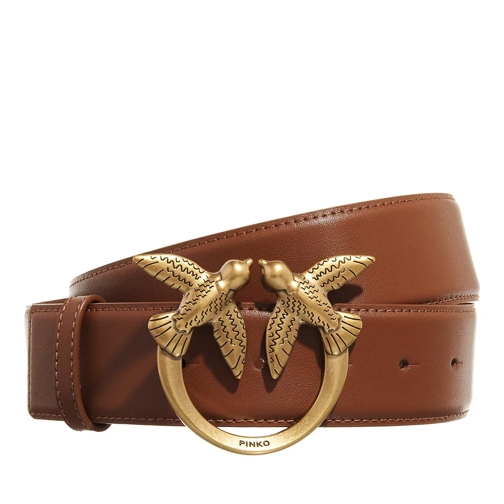 Pinko Ledergürtel Love Berry H4 Belt Arabo-Antique Gold