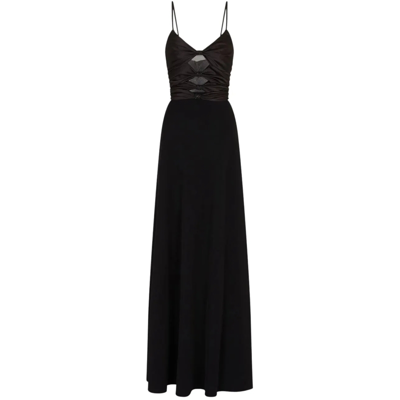 Emporio Armani Maxikleid Dresses Black schwarz