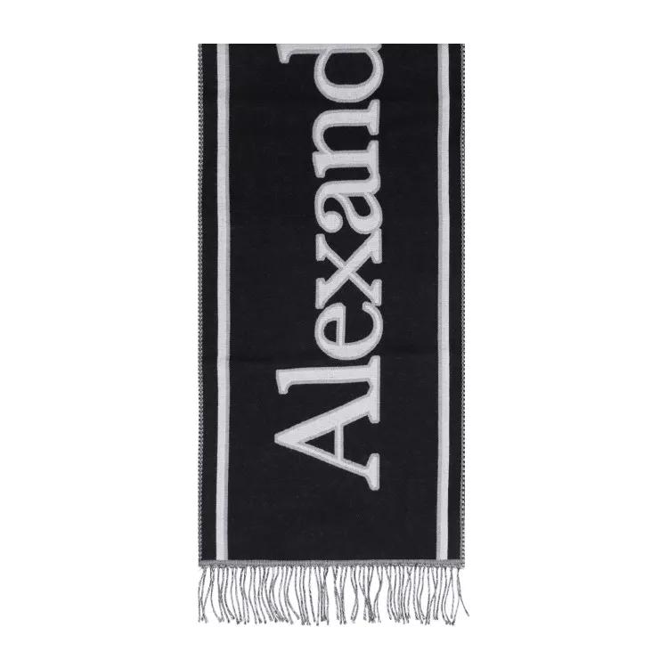 Alexander McQueen Tücher & Schals - Varsity Logo Scarf - Gr. unisize - in Schwarz - für Damen