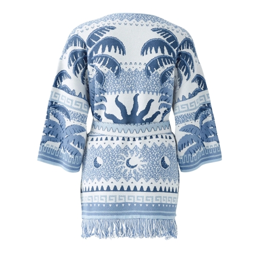 Oui Strickjacke Strickjacke blau (Image 7)