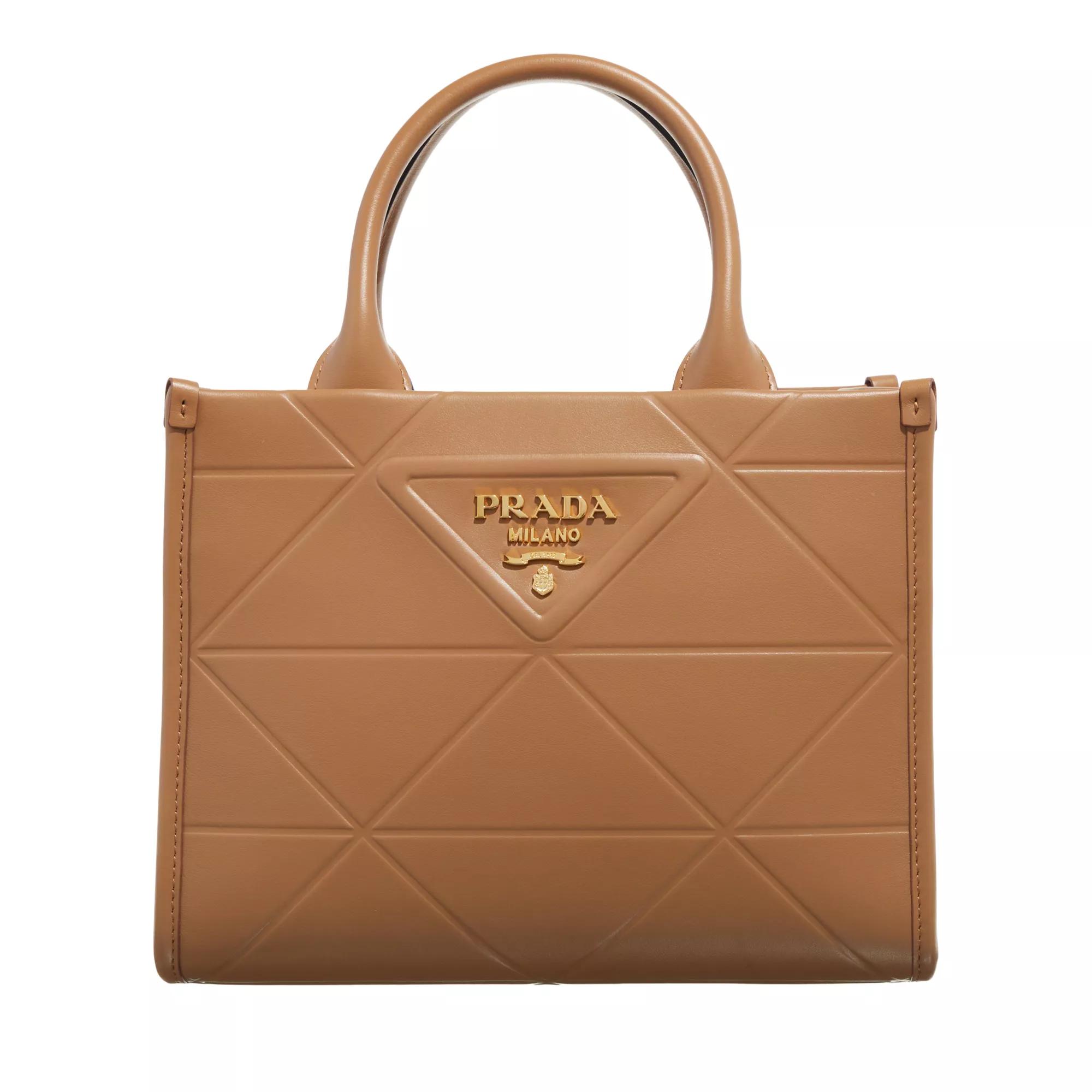 Prada Small Shoulder Bag Caramel Draagtas