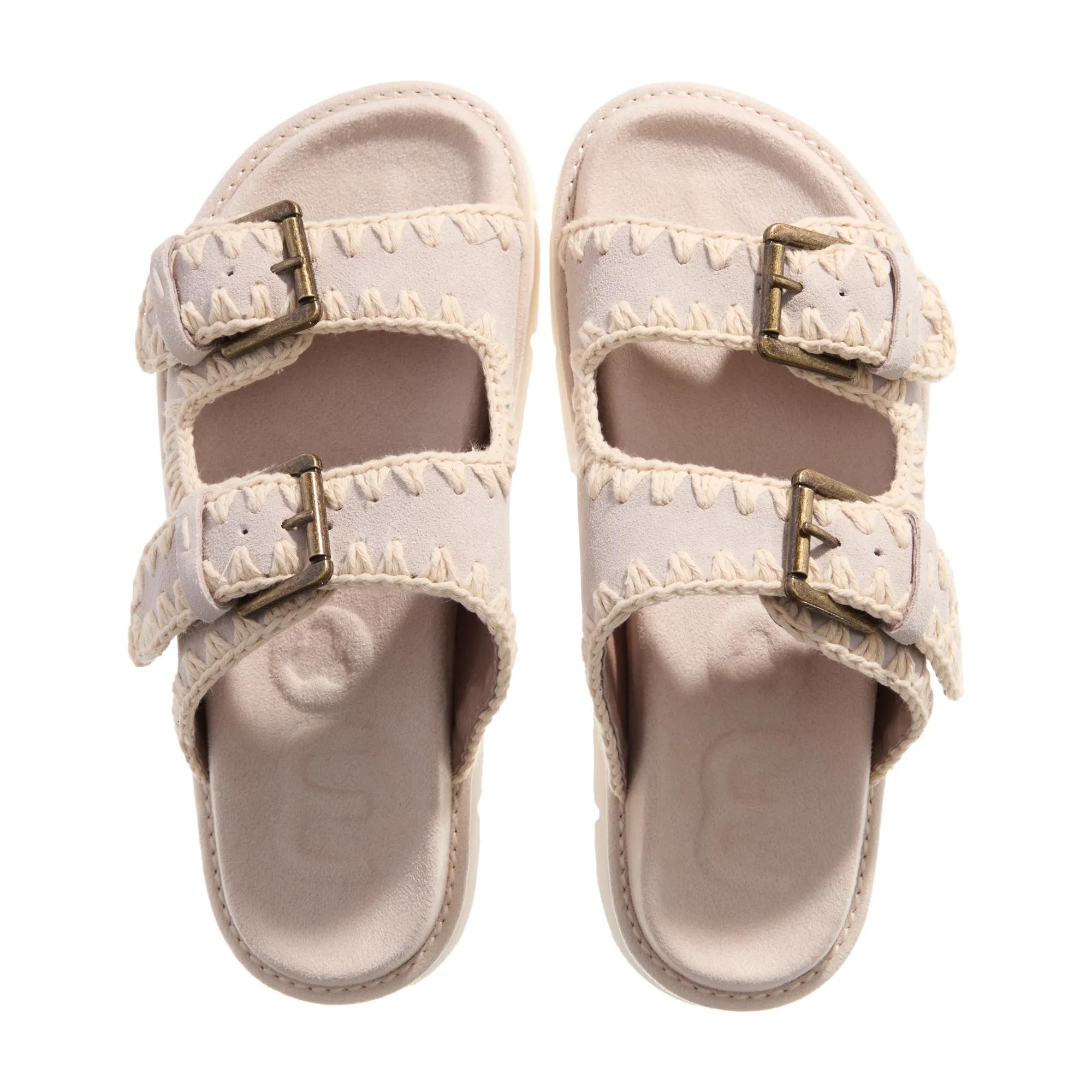 Thumbnail - Mou Sandalen - Bio Sandal Two Buckles - Gr. 36 (EU) - in Beige - für Damen