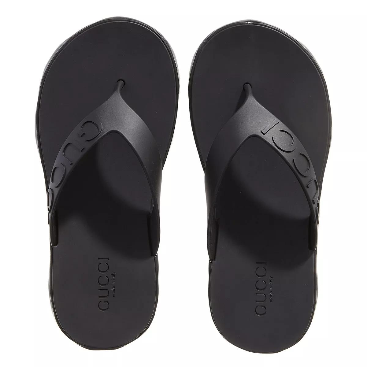 Gucci Sandalen Thong Platform Sandal in zwart