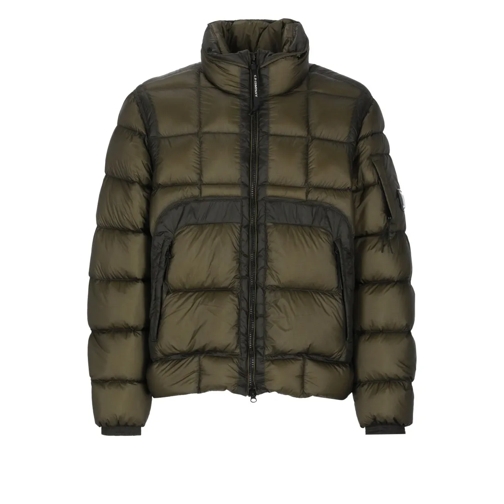 CP Company Donzen jassen Quilted Down Jacket With Logo Brown