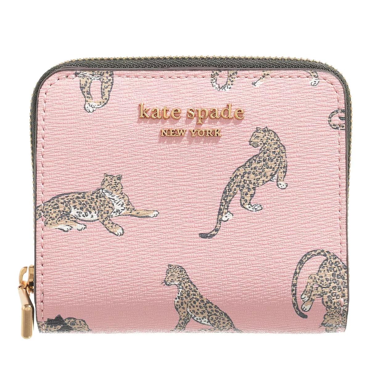 Kate Spade New York Morgan Leopard Small Compact Wallet