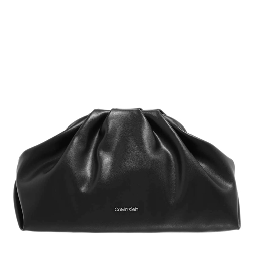 Calvin Klein Soft Nappa Clutch Black Aftonväska med spänne