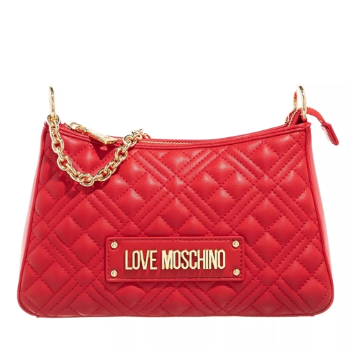 Love Moschino Borsa Quilted Pu  Rosso Hobo Bag