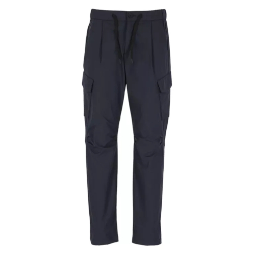 Herno Laminar Cargo Trousers Blue 