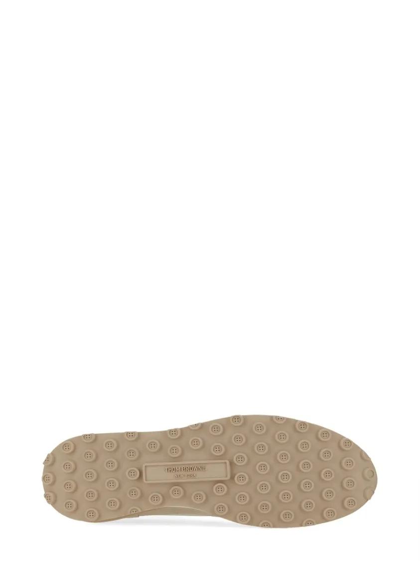 Thumbnail - Thom Browne Low-Top Sneaker - Sneaker In Pelle - Gr. 37 (EU) - in Beige - für Damen