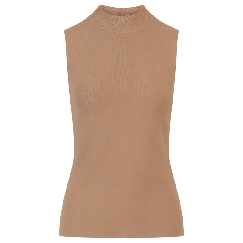 Apart Top Stricktop braun