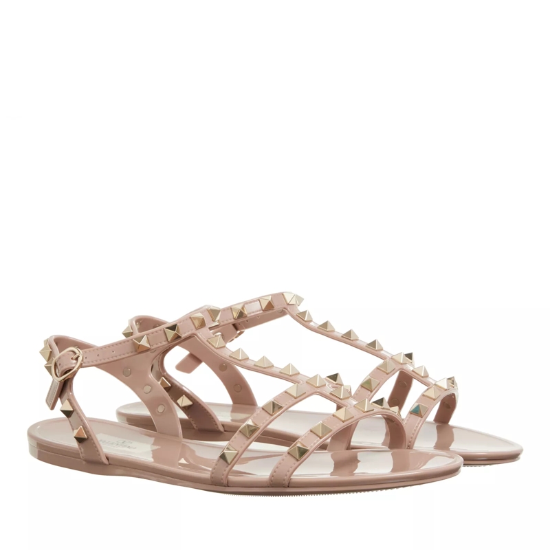 Valentino Garavani Strappy Sandals Sandal Summer Rockstud  Poudre