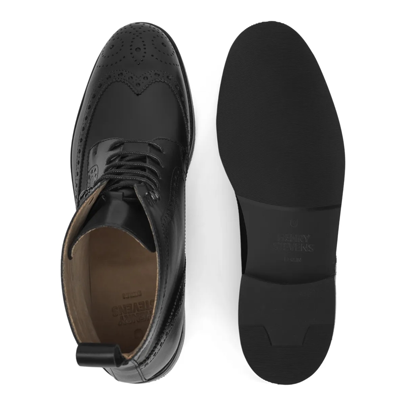 Henry Stevens Bottes Schnürboots Winston FBDB2 schwarz(Image 4)