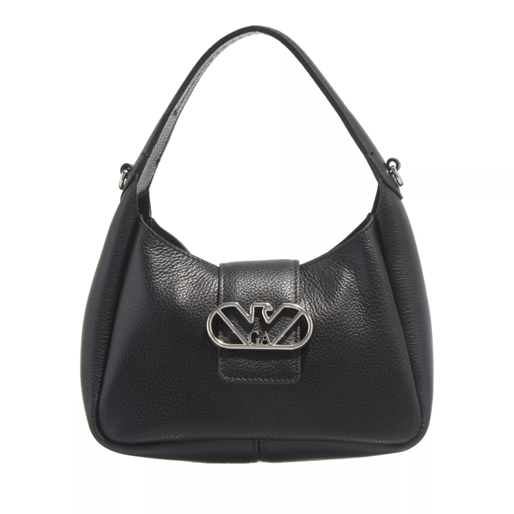 Emporio Armani Hobo S Micro Cervo Black Crossbody Bag