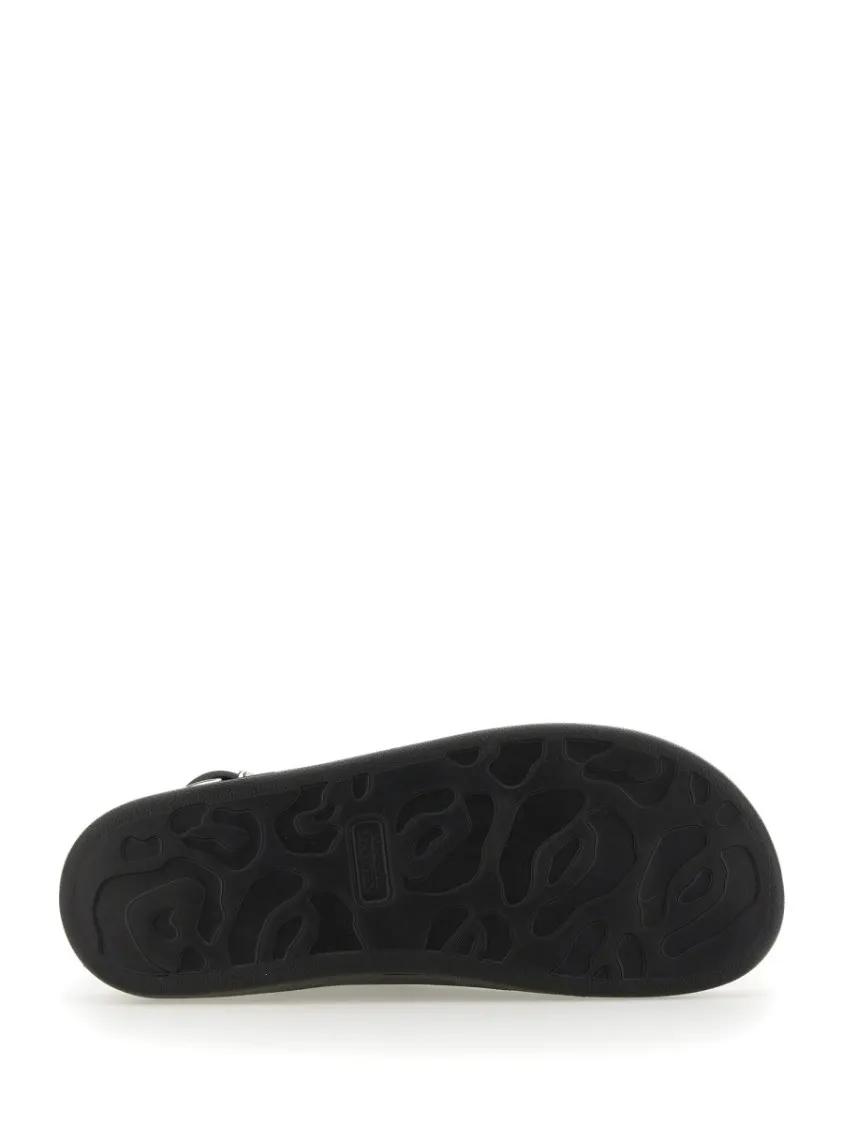 Thumbnail - Alexander McQueen Loafer - Leather Sandal - Gr. 44 (EU) - in Schwarz - für Damen