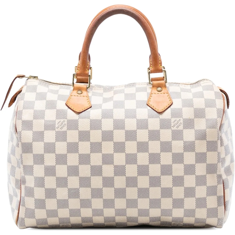 Louis Vuitton Fourre-tout Damier Azur Speedy 30 weiß