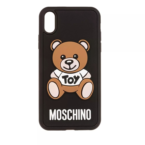 Moschino Phone Case iPhone XR Black Portacellulare a borsetta