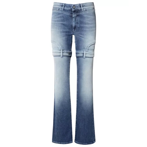 Off-White  Blue Cotton Jeans Blue