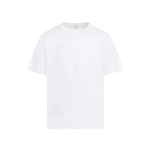 Berluti Blanc Optique Cotton T-Shirt White 