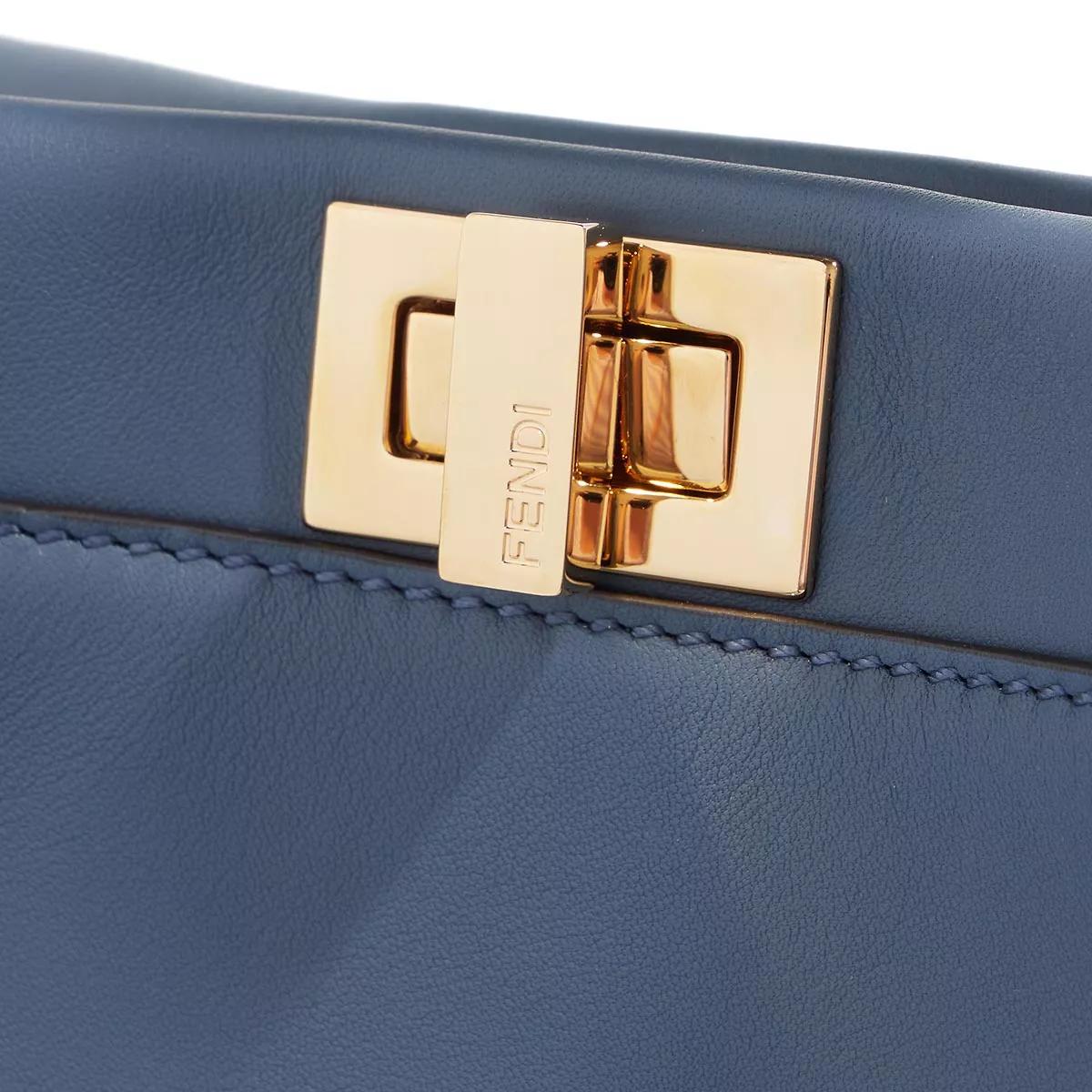 Fendi Satchels Mini Peekaboo Bag in blauw