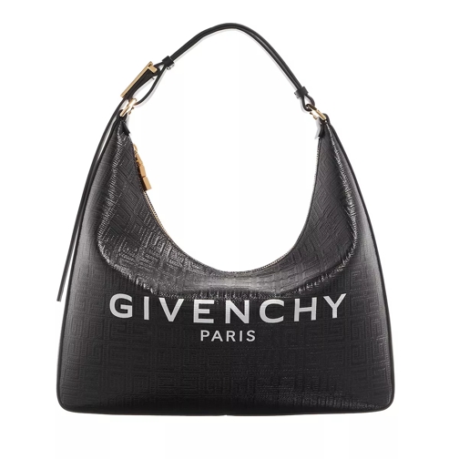 Givenchy Moon Cut Out Shoulder Bag Black Hobo Bag