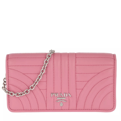 Prada iPhone Case Quilted Soft Leather Begonia Phone Bag