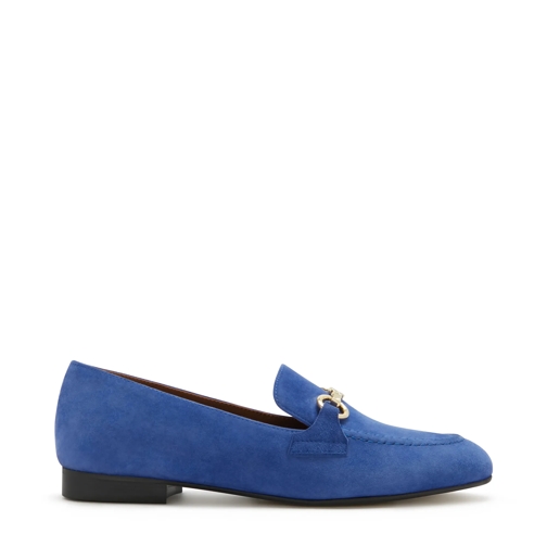 Isabel Bernard Schnürschuhe Isabel Bernard Vendôme Fleur Blauwe Suède Loafers  Blau