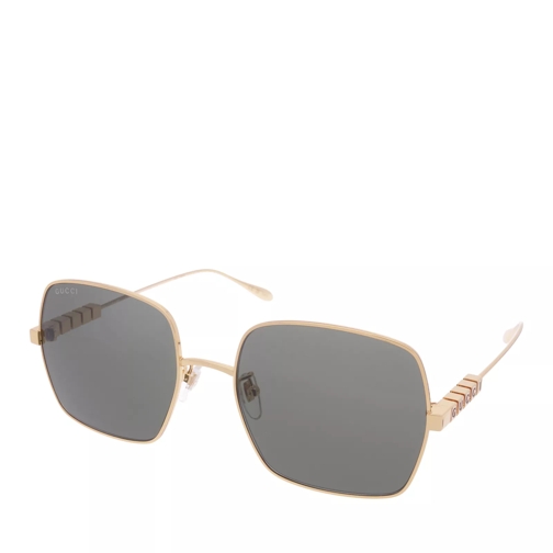 Gucci GG1434S GOLD-GOLD-GREY Sunglasses