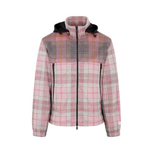 Christian Dior Parka-Mäntel Pink Checked Jacket Pink