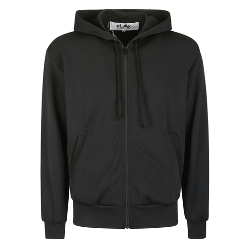 Comme des Garcons Hoodie Black Hooded Sweatshirt Black