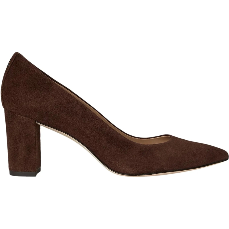 Ralph Lauren Pumps With Heel Dark Hickory braun