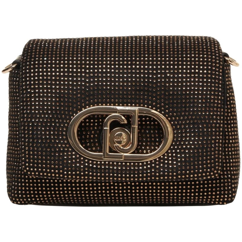 LIU JO Schultertasche Crossbody bag with studs 'LaPuffy' schwarz
