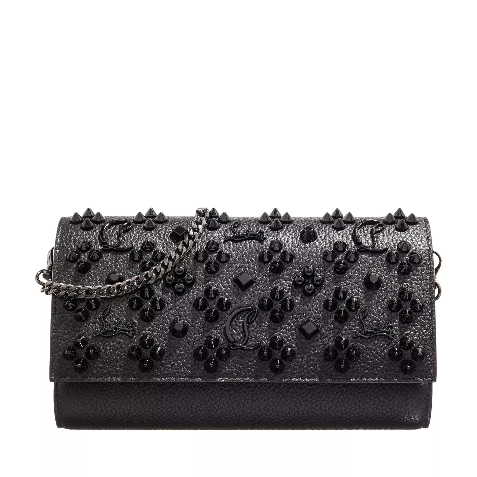 Christian Louboutin Pochettes - Paloma Wallet On A Chain - Gr. unisize - in Schwarz - für Damen