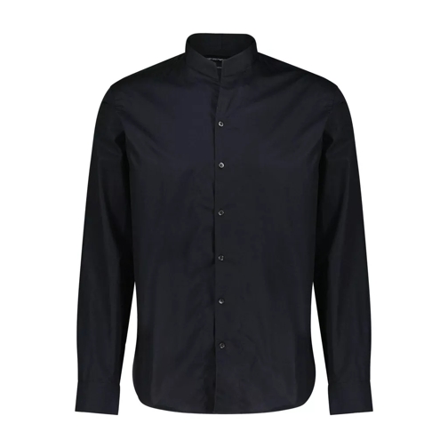 Emporio Armani Hemd aus hochwertiger Baumwolle 48104267940186 Schwarz 