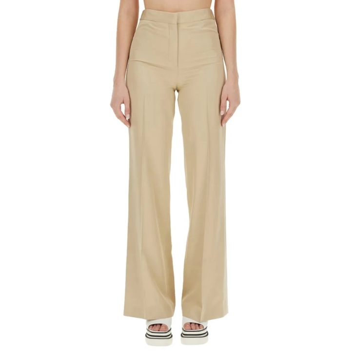 Stella McCartney Flare Fit Pants Neutrals