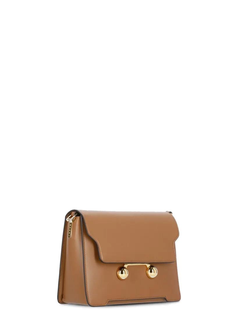 Marni Hobo bags Brown Leather Shoulder Bag in bruin