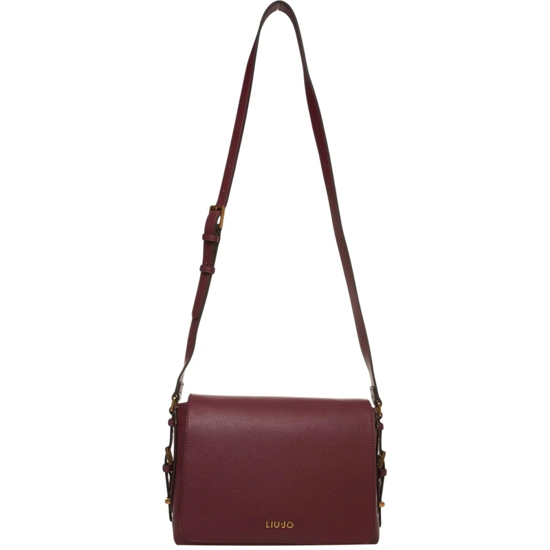 LIU JO Sac à bandoulière Shoulder bag with logo lettering rot